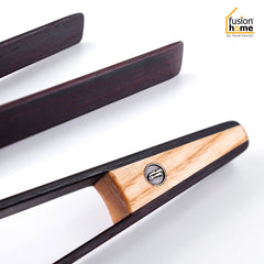 Premium Black Wenge Wooden Tongs