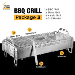 Portable Food Fusion BBQ GRILL Model- G2 (Advance Payment Needed)