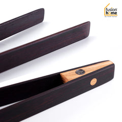 Premium Black Wenge Wooden Tongs