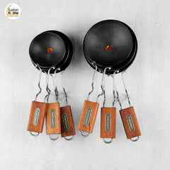 Desi Tadka Pan - Hard Anodized Finish & wooden Handle