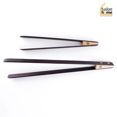 Premium Black Wenge Wooden Tongs