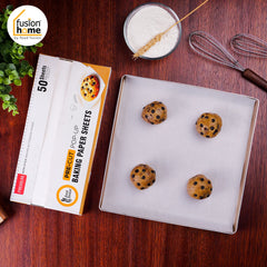 Food Fusion Pre Cut Pop-up Baking Paper Sheets
