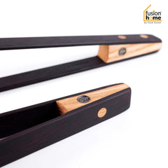 Premium Black Wenge Wooden Tongs