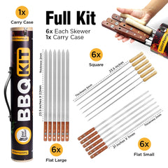 Make Your BBQ Kit - Skewers and Case