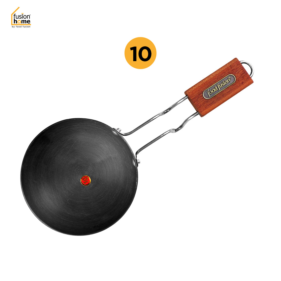 Desi Tadka Pan - Hard Anodized Finish & wooden Handle