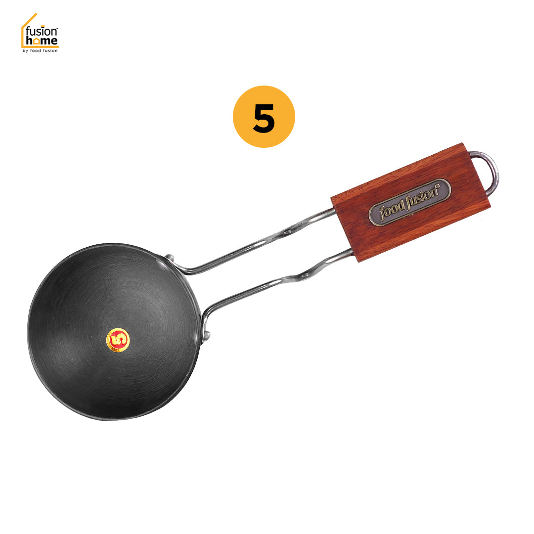 Desi Tadka Pan - Hard Anodized Finish & wooden Handle