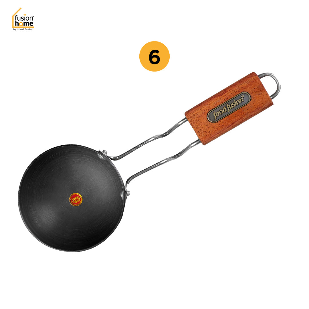 Desi Tadka Pan - Hard Anodized Finish & wooden Handle