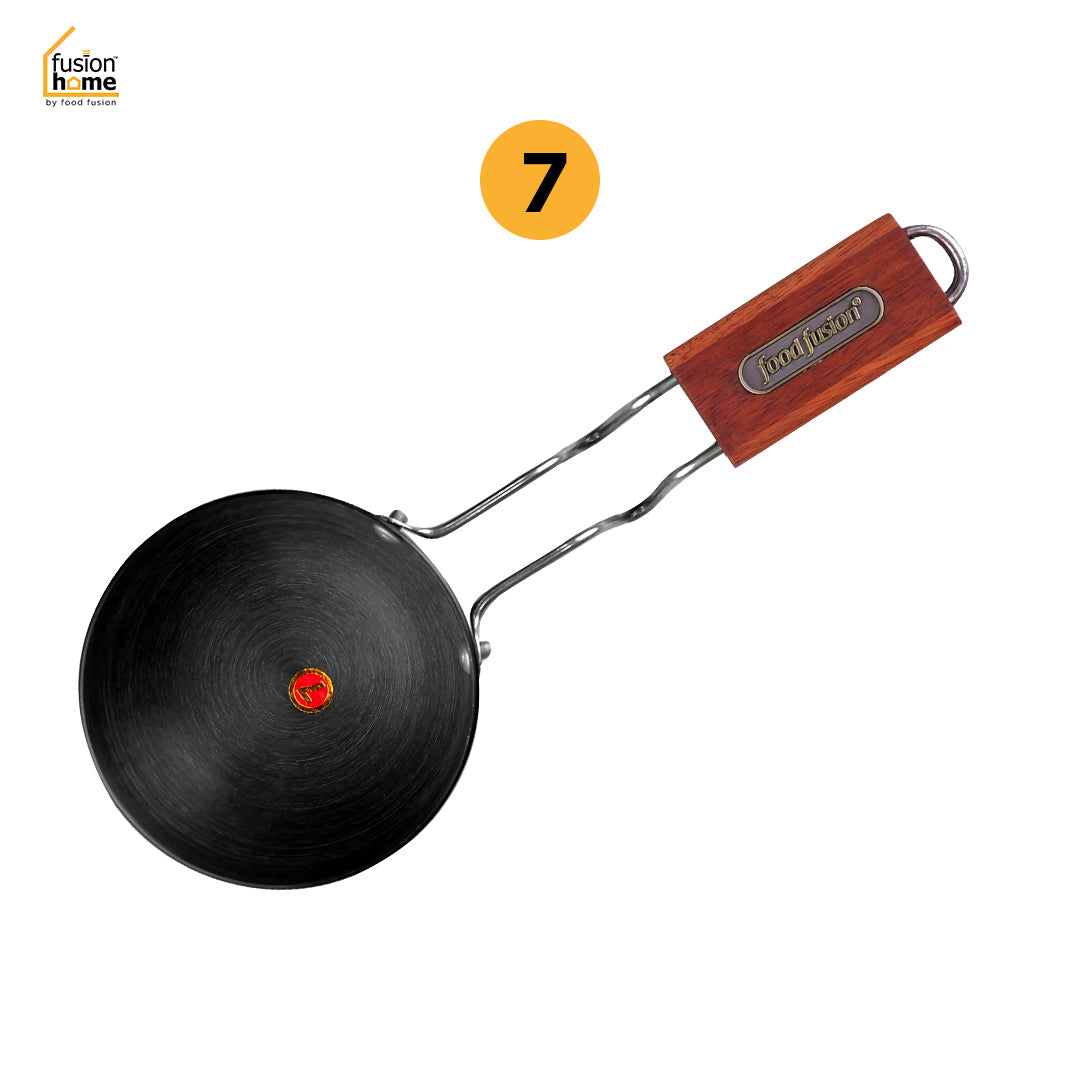 Desi Tadka Pan - Hard Anodized Finish & wooden Handle