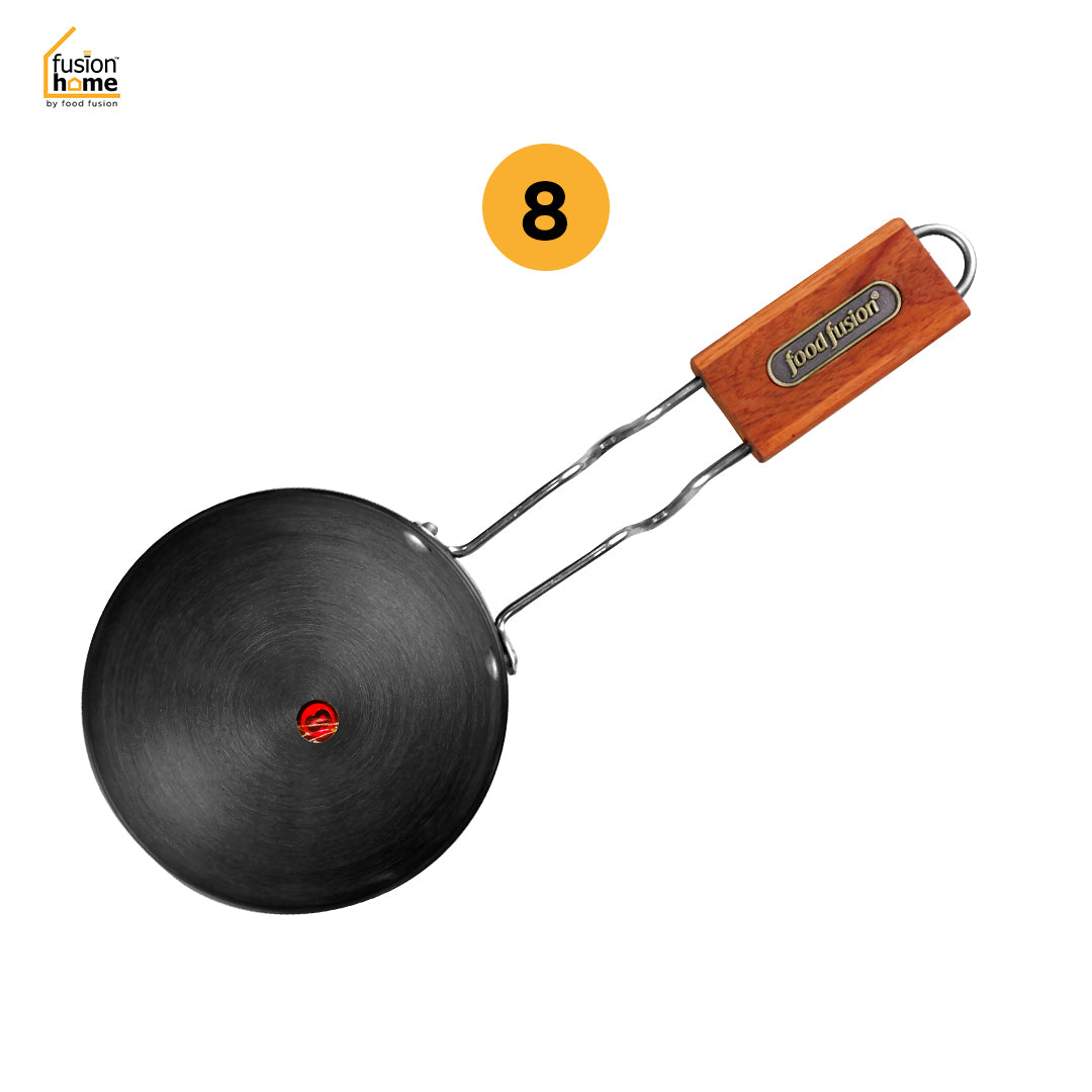 Desi Tadka Pan - Hard Anodized Finish & wooden Handle